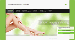 Desktop Screenshot of praxisjuttagrossmann.de